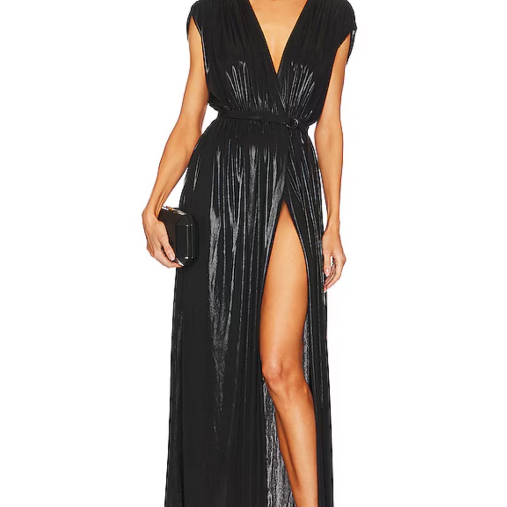 Norma Kamali Black Maxi Dress